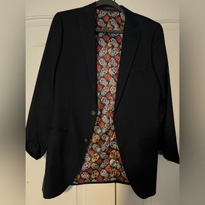 Indochino Navy blazer with lining